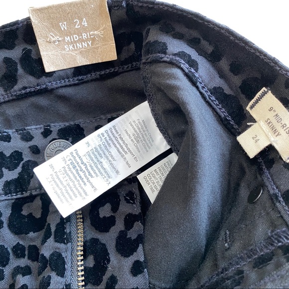 🐆Madewell Leopard Skinny Jeans🐆 - Picture 6 of 9